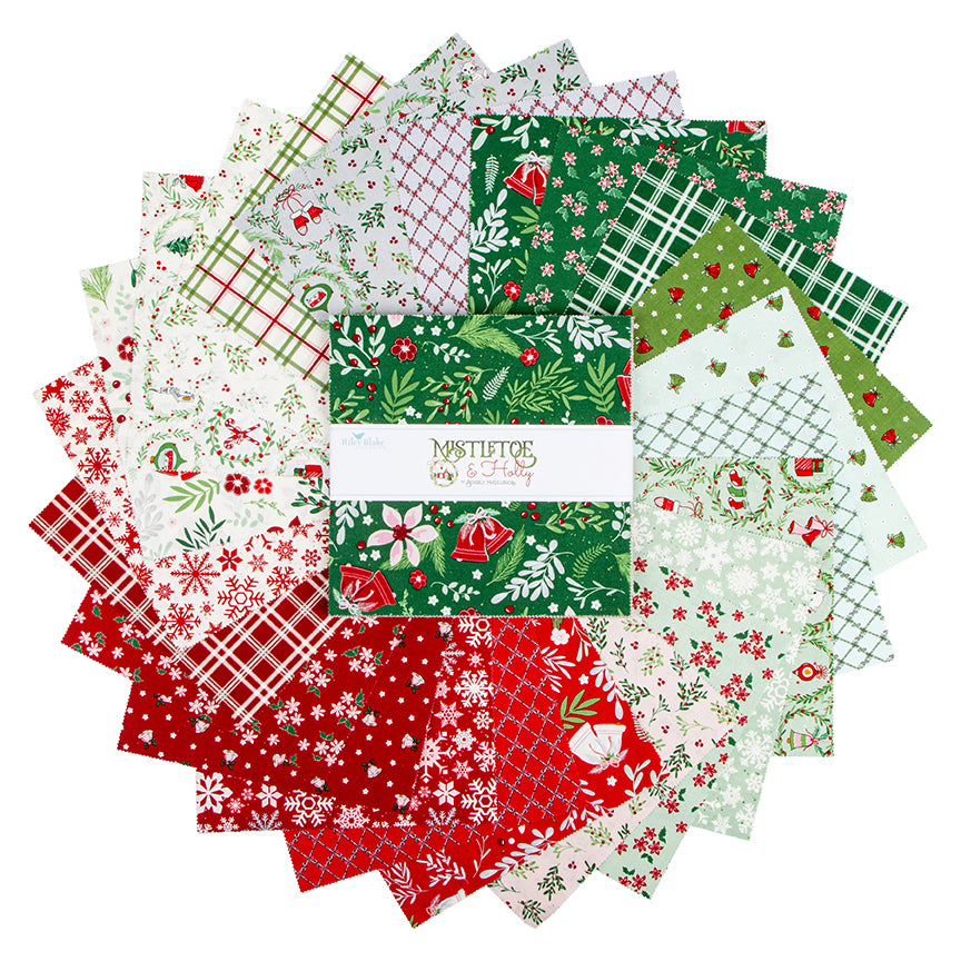 Mistletoe & Holly 10" Stacker