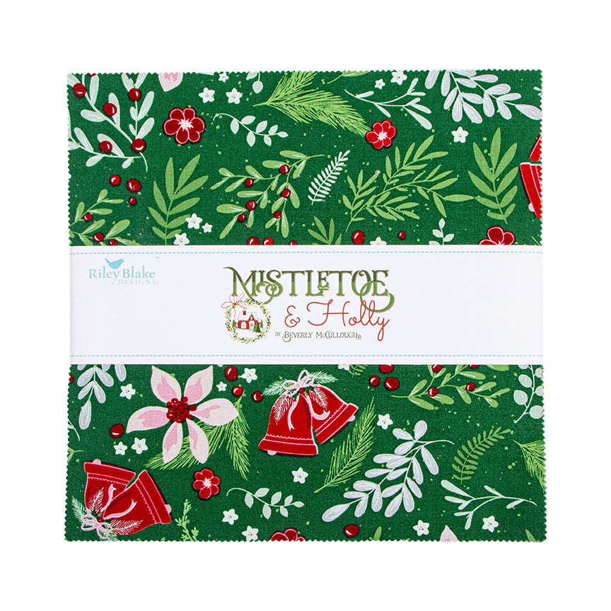 Mistletoe & Holly 10" Stacker