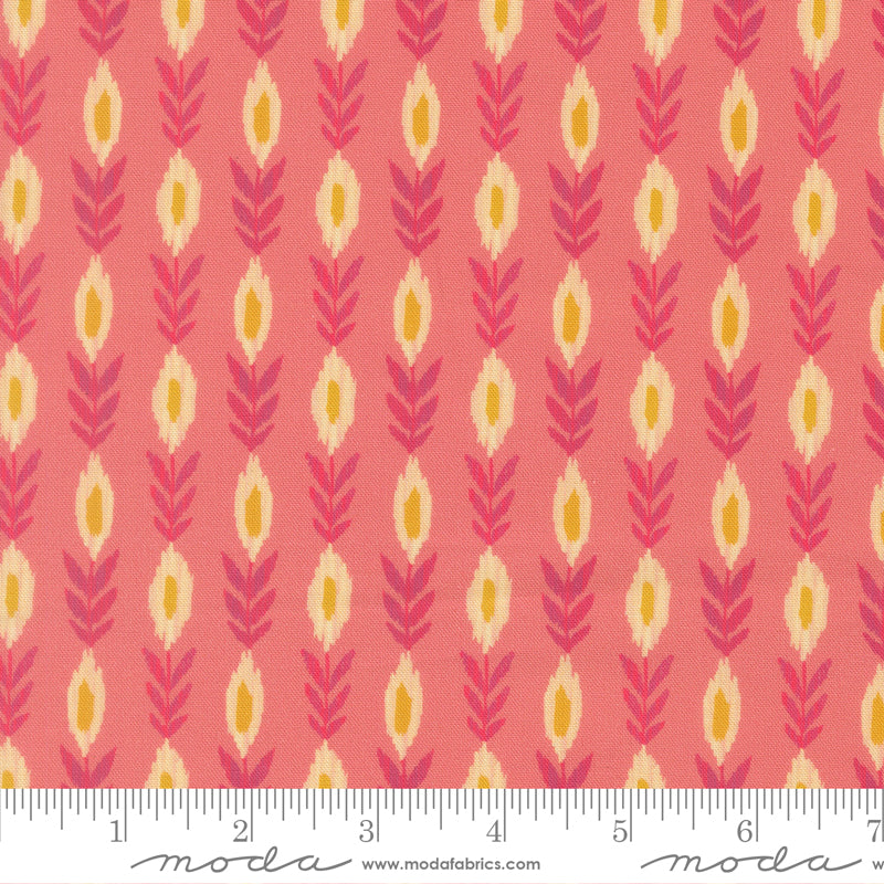Sitara Vines Rose 11984 25 by Crystal Manning for Moda