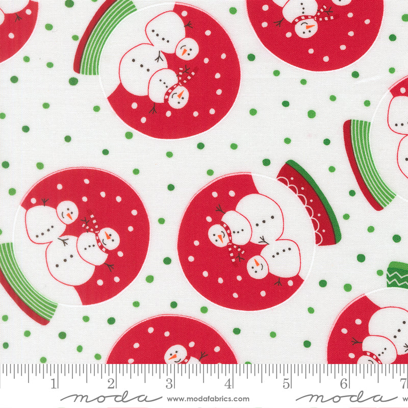 Snow Time - Snow Globe Winter White - 22500 11 by Me and My Sister Designs for Moda