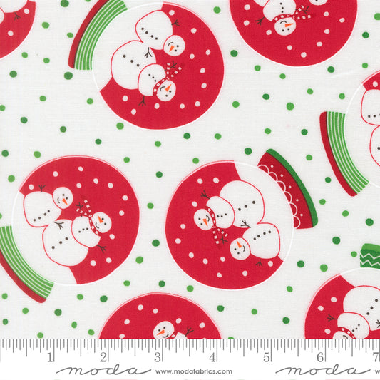 Snow Time - Snow Globe Winter White - 22500 11 by Me and My Sister Designs for Moda