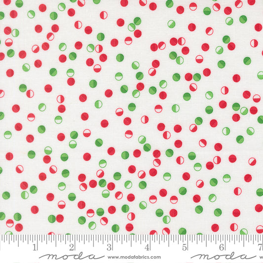 Snow Time - Jolly Dots Winter White - 22506 11 by Me and My Sister Designs for Moda