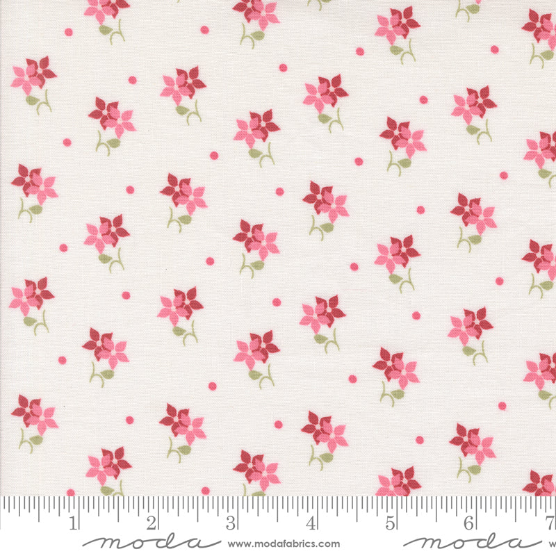A Very Sweet Christmas Snow 3063 11 by Bunny Hill Designs for Moda