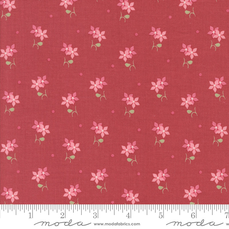 A Very Sweet Christmas Poinsettia 3063 12 by Bunny Hill Designs for Moda