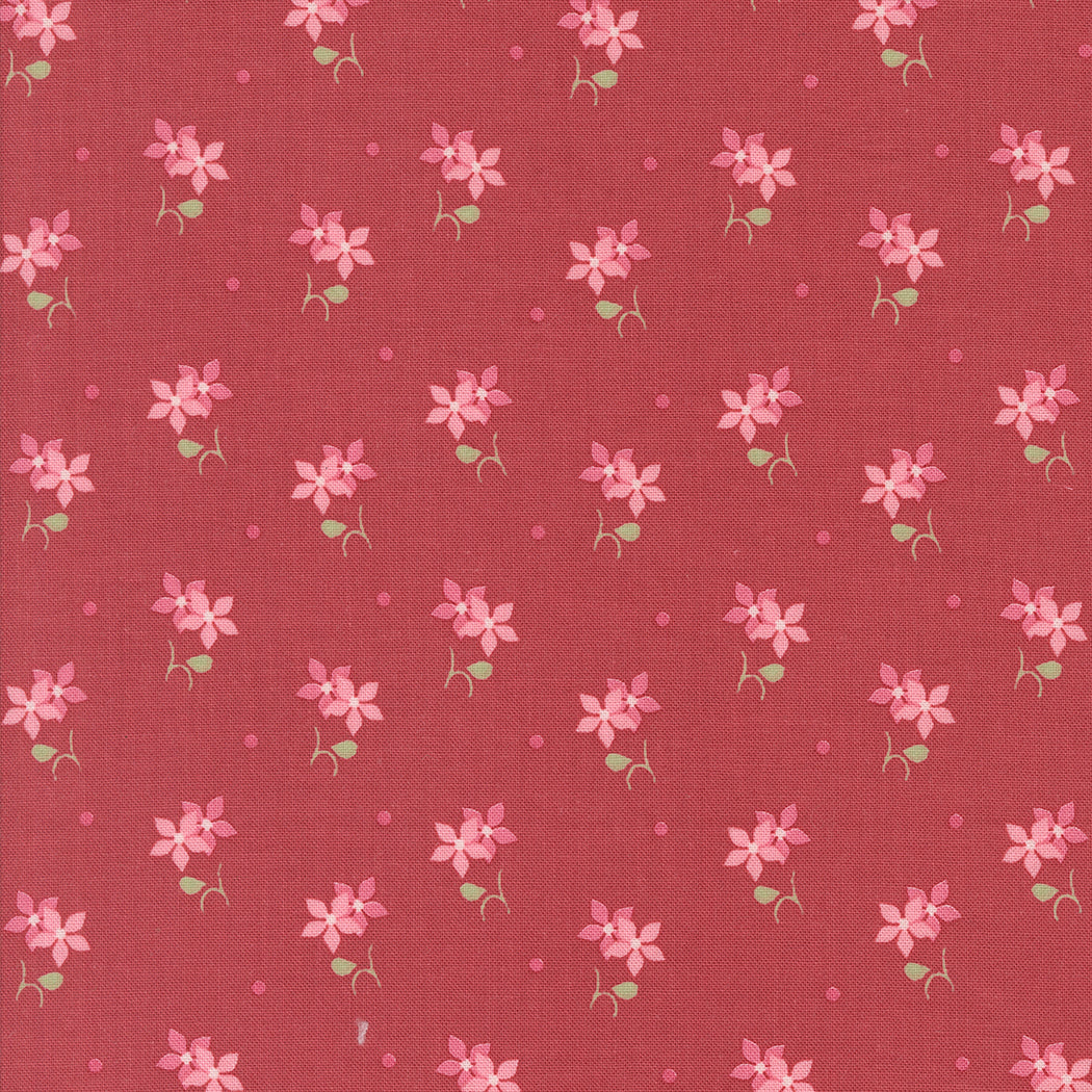 A Very Sweet Christmas Poinsettia 3063 12 by Bunny Hill Designs for Moda