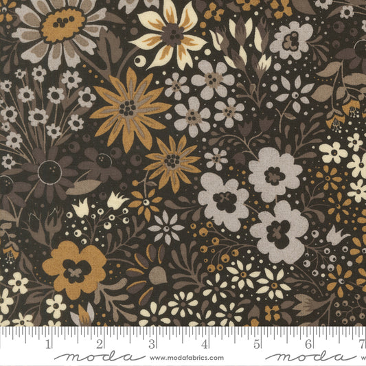 Posh Florals Onyx Noir - 30770 12 by Basic Grey for Moda