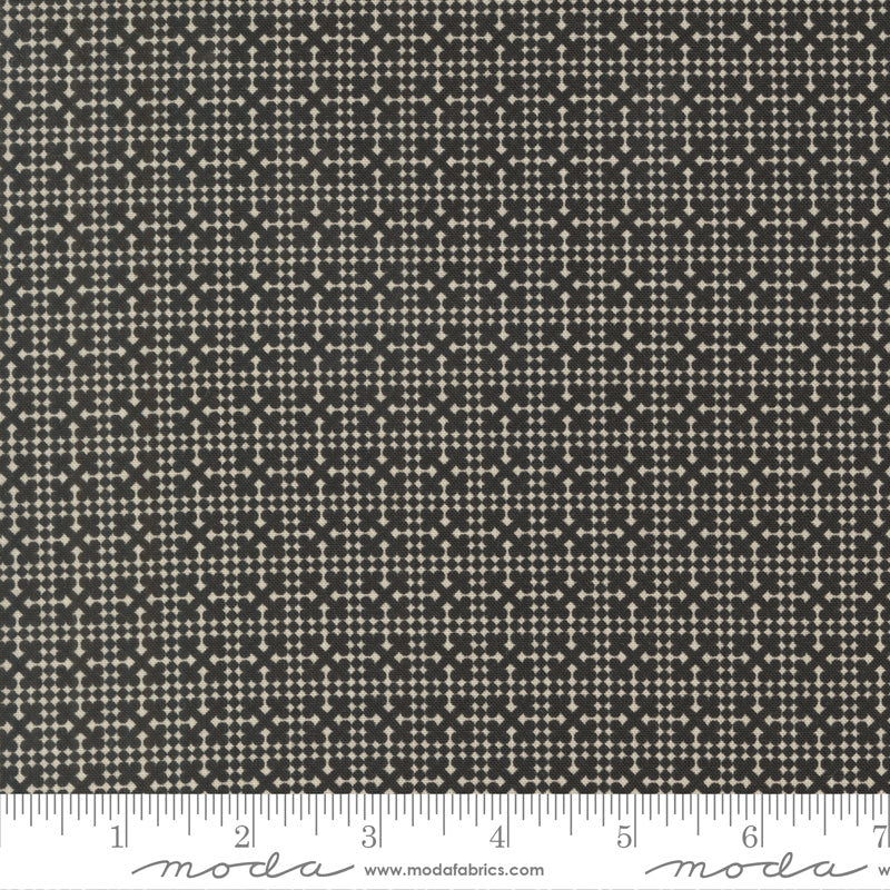 Posh Netting Blenders Check Onyx Noir - 30776 14 by Basic Grey for Moda