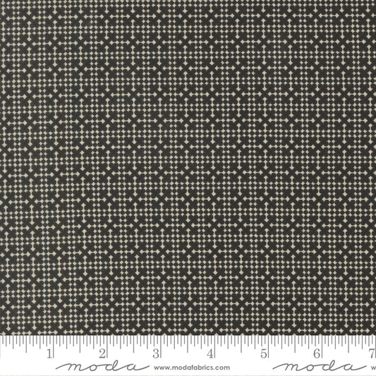 Posh Netting Blenders Check Onyx Noir - 30776 14 by Basic Grey for Moda
