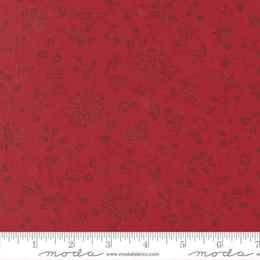 Petals and Polka Dots Fleurs Florals Rose - 3082 20 - by Bunny Hill Designs for Moda