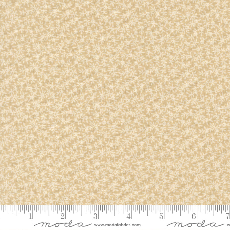 Petals and Polka Dots Garden Vine Florals Linen - 3084 13 - by Bunny Hill Designs for Moda