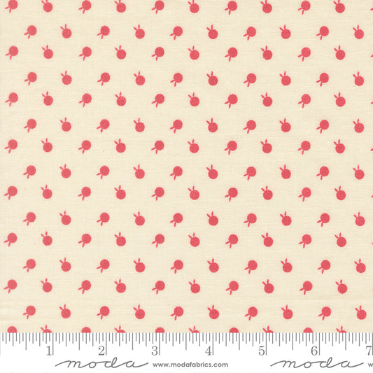 Petals and Polka Dots Berry Dots Dark Pink Lace - 3086 11 - by Bunny Hill Designs for Moda