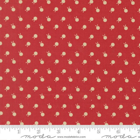 Petals and Polka Dots Berry Dots Rose - 3086 19 - by Bunny Hill Designs for Moda
