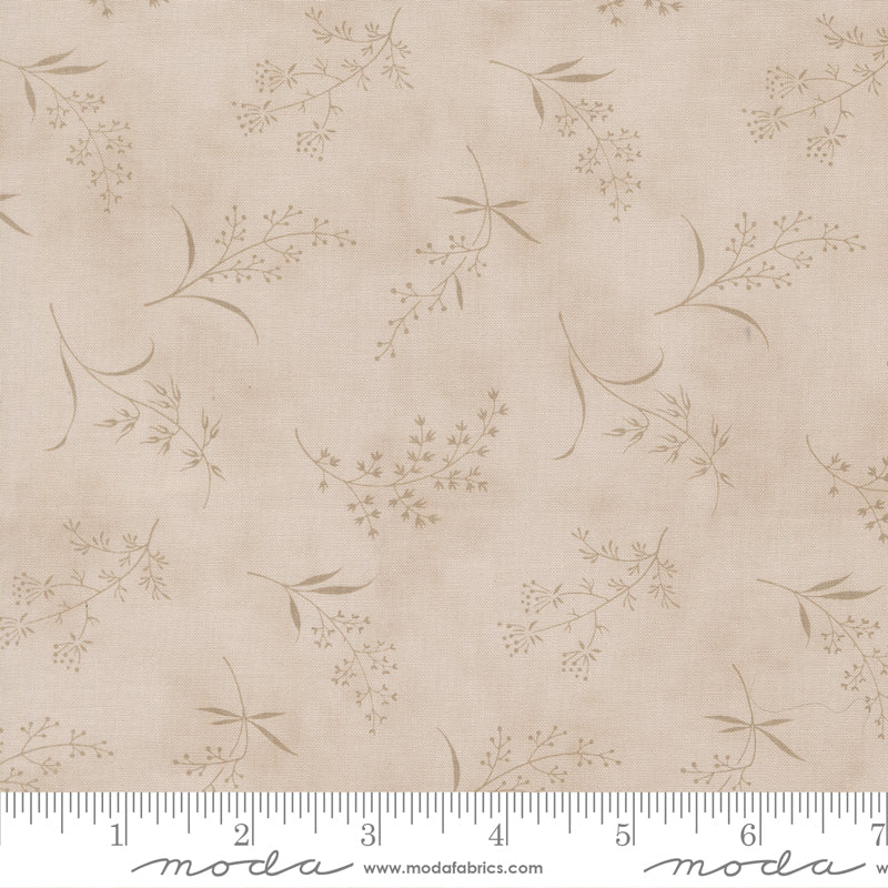 Ambiance Silver Silhouettes Florals - 44414 12 by 3 Sisters for Moda