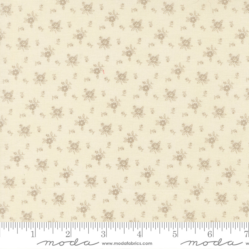 Ambiance Porcelain Silver Little Flower Small Floral - 44416 22 by 3 Sisters for Moda
