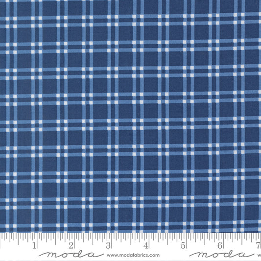 Blueprint Plaid Navy - 55332 16 by Camille Roskelley for Moda