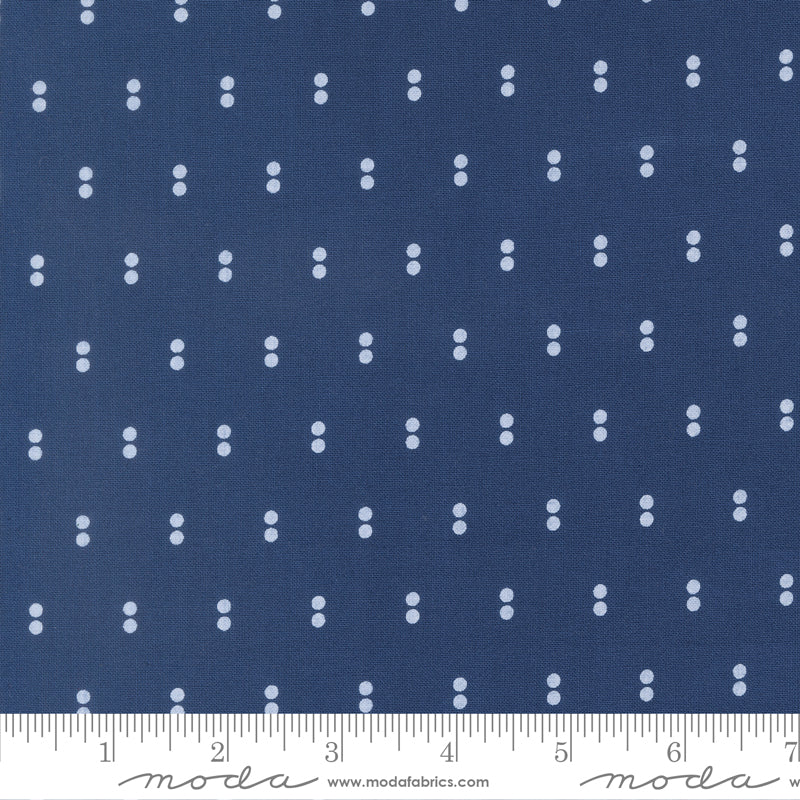 Blueprint Dots Navy - 55334 16 by Camille Roskelley for Moda