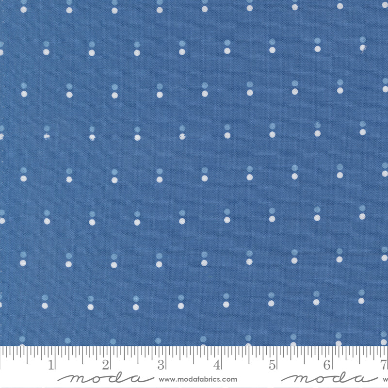 Blueprint Dots Sea - 55334 17 by Camille Roskelley for Moda