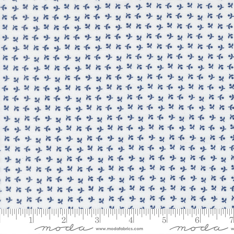 Blueprint Somerset Blenders White Navy - 55336 26 by Camille Roskelley for Moda