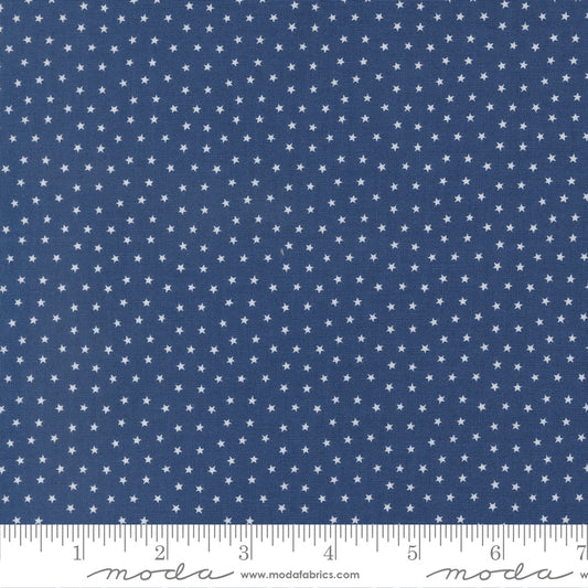 Blueprint Starlight Blenders Stars Navy - 55337 16 by Camille Roskelley for Moda