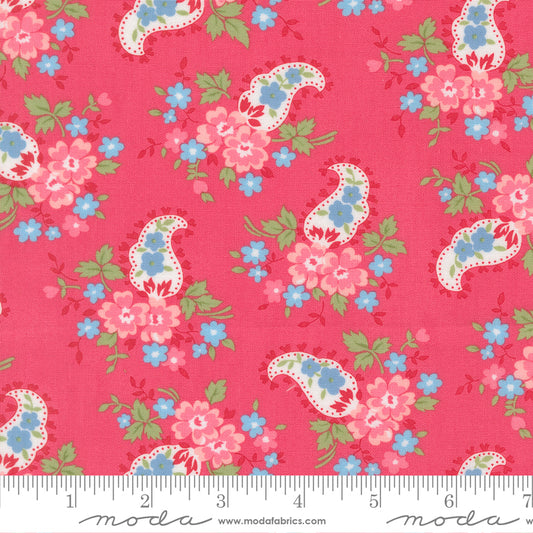 A Cat Named Stitch Sweet Paisley Floral Rosie - 55346 18 - by Camille Roskelley for Moda