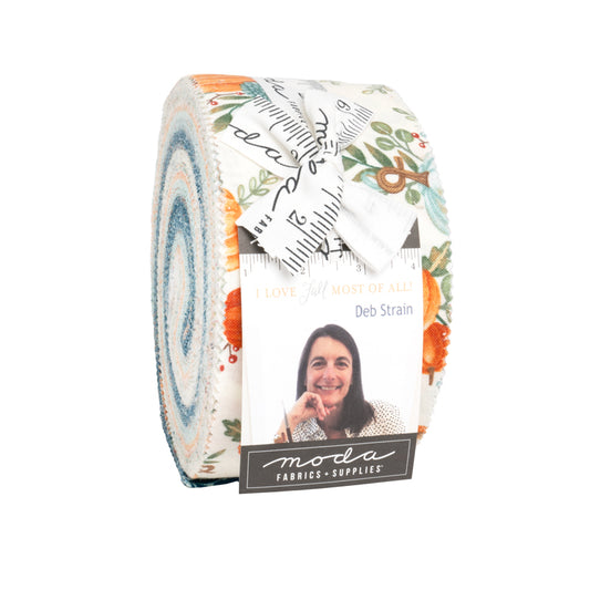 I Love Fall Most of All Jelly Roll by Deb Strain for Moda