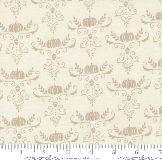 I Love Fall Most of All - Pumpkins and Vines Damask Warm White 56146 11