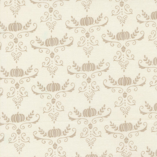 I Love Fall Most of All - Pumpkins and Vines Damask Warm White 56146 11