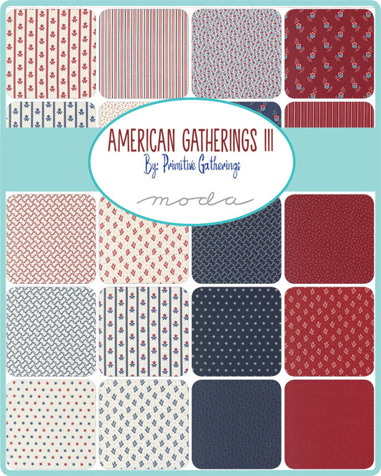 American Gatherings III Layer Cake by Primitive Gatherings - Pre-Order Estimated Ship Date Late December-Early January