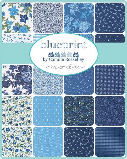 Blueprint Jelly Roll by Camile Roskelley for Moda