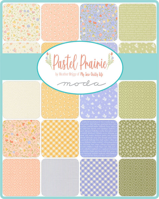 Pastel Prairie Fat Quarter Bundle by My Sew Quilty Life for Moda