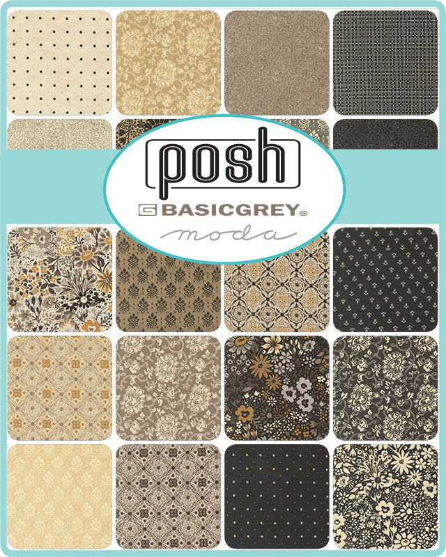 Posh Jelly Roll by Basic Grey for Moda