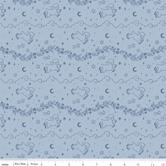 Twinkle Little Star Counting Sheep Blue - C16301-BLUE