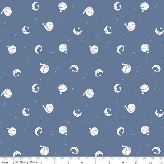Twinkle Little Star Goodnight Moon Denim - C16302-DENIM