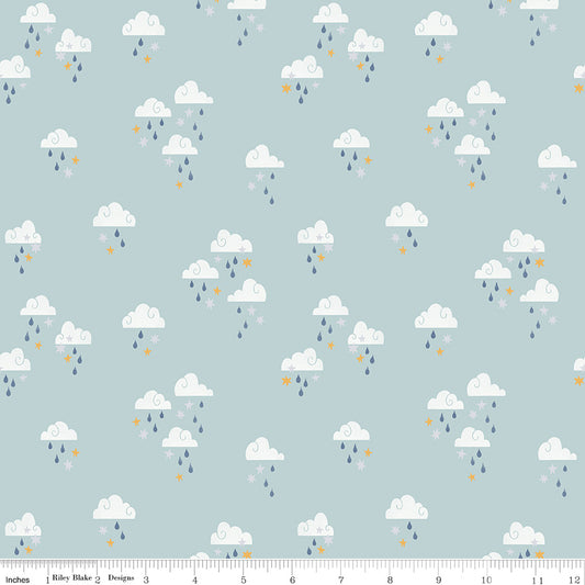 Twinkle Little Star Dream Skies Mist - C16303-MIST