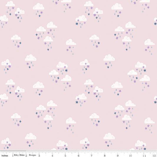 Twinkle Little Star Dream Skies Pink - C16303-PINK