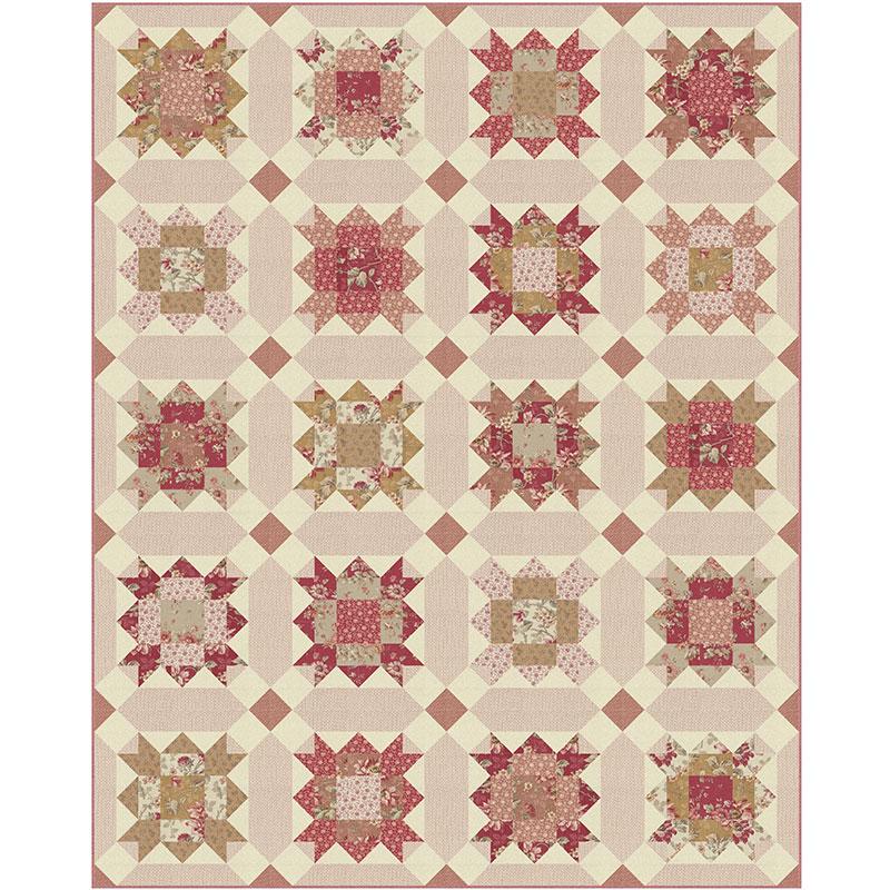 Wishy Washi Quilt Kit featuring Joie De Vivre by French General for Moda