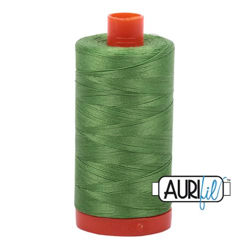 Cotton Mako Thread 50wt 1300m MK50 Grass Green