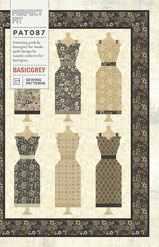Perfect Fit Quilt Kit featuring Posh by Basic Grey