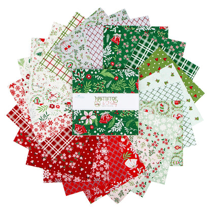 Mistletoe & Holly 10" Stacker