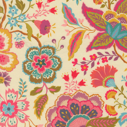 Sitara Jasmine Cream 11980 11 by Crystal Manning for Moda