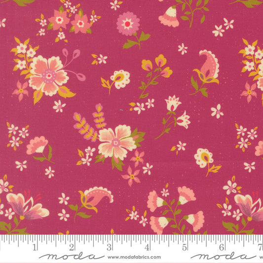 Sitara Davina Pomegranate 11982 24 by Crystal Manning for Moda