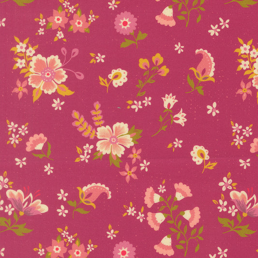 Sitara Davina Pomegranate 11982 24 by Crystal Manning for Moda