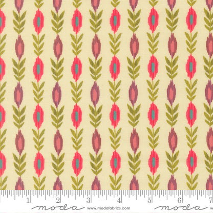 Sitara Vines Cream 11984 11 by Crystal Manning for Moda