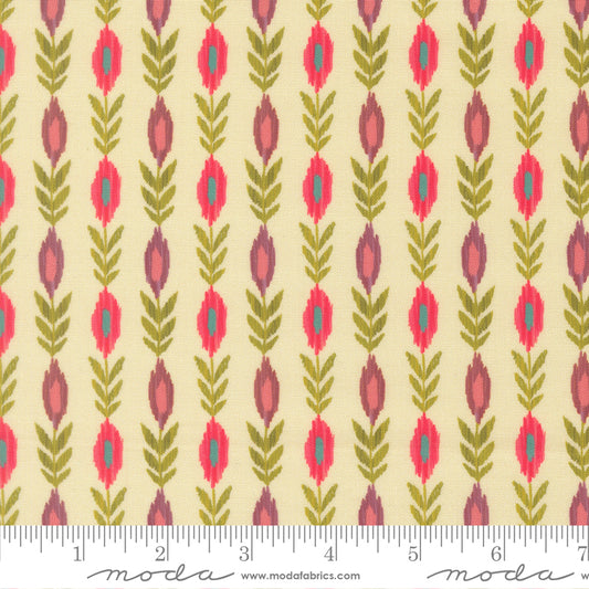 Sitara Vines Cream 11984 11 by Crystal Manning for Moda