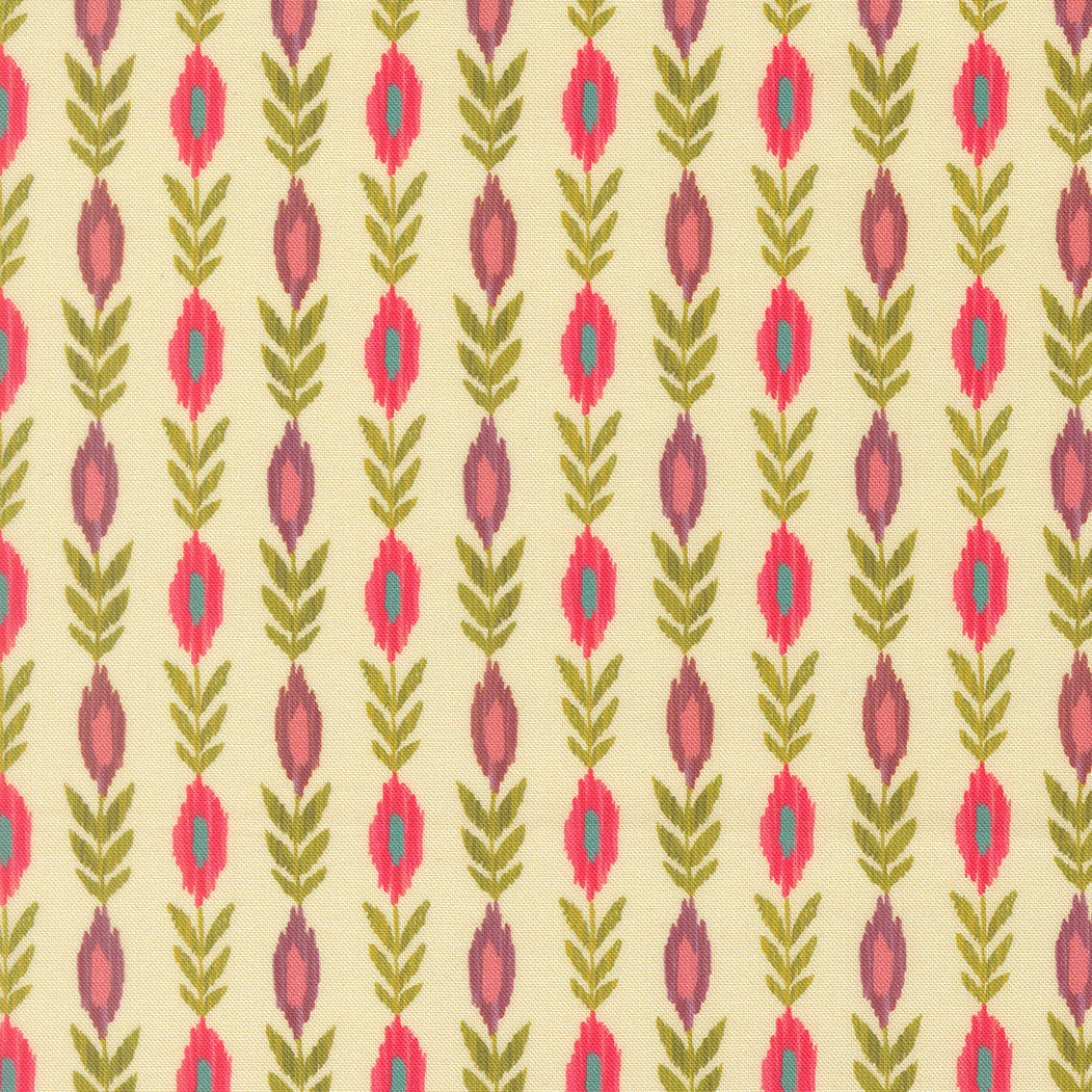 Sitara Vines Cream 11984 11 by Crystal Manning for Moda