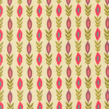 Sitara Vines Cream 11984 11 by Crystal Manning for Moda