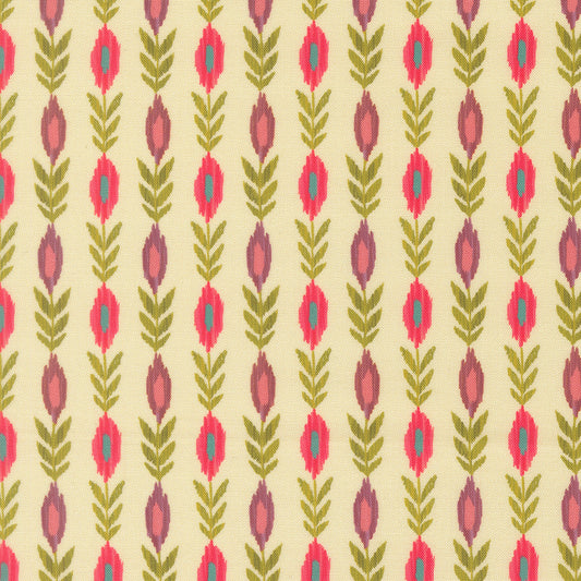 Sitara Vines Cream 11984 11 by Crystal Manning for Moda