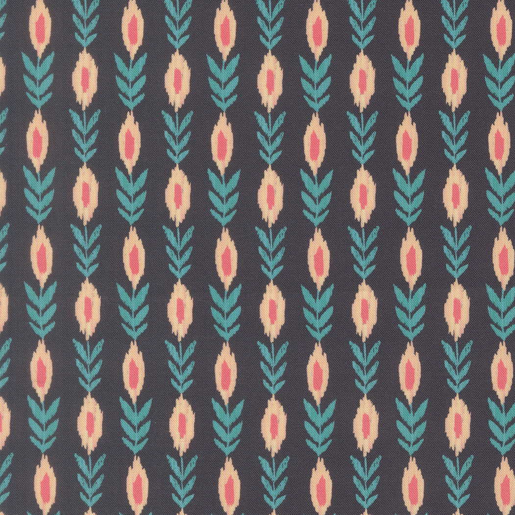 Sitara Vines Midnight 11984 12 by Crystal Manning for Moda