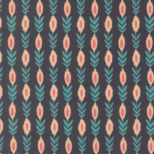 Sitara Vines Midnight 11984 12 by Crystal Manning for Moda