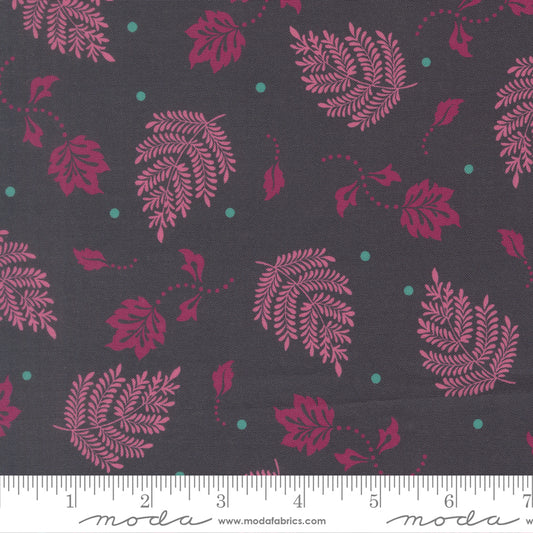 Sitara Paisley Leaf Midnight 11986 12 by Crystal Manning for Moda